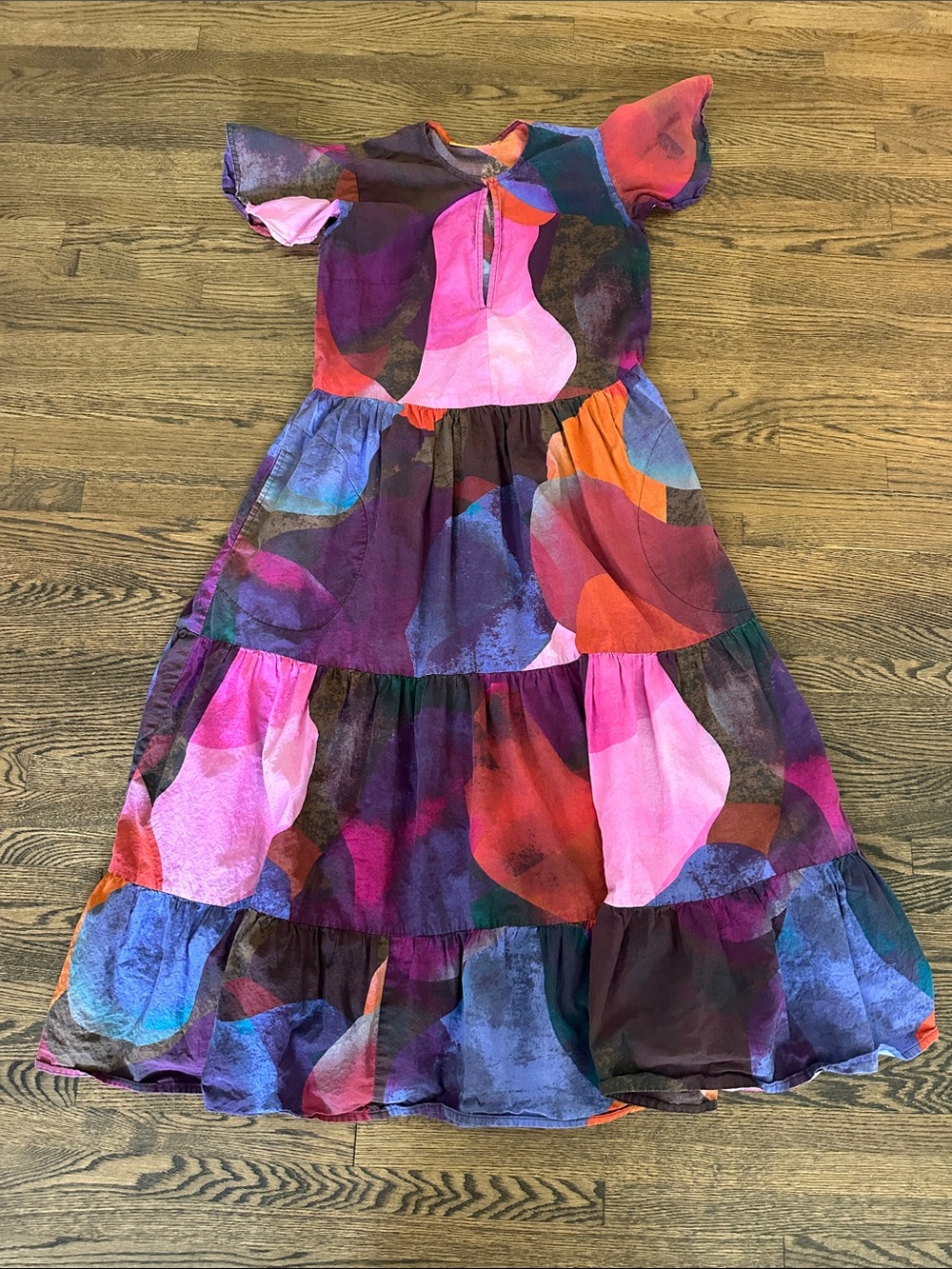 Oliphant Watercolor Maxi Dress